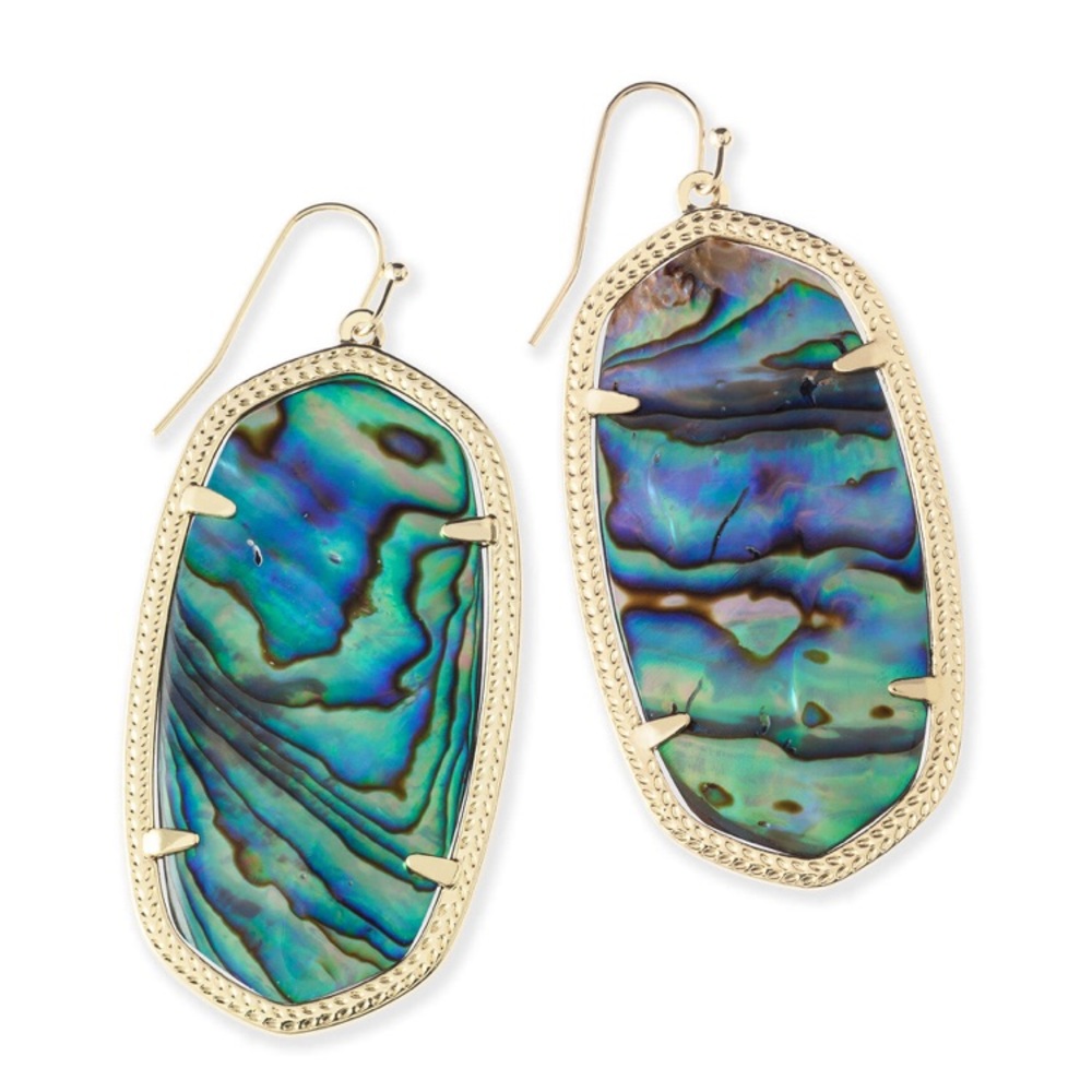 Kendra Scott Danielle Earrings Abalone Gold